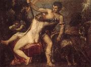 Venus and Adonis TIZIANO Vecellio